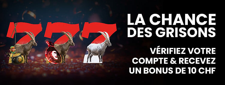 Bonus de vérification de CHF 10