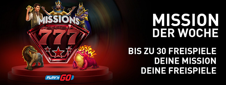 Mission der Woche: Bis zu 30 Freispiele