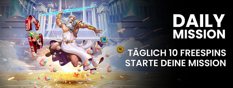 Daily Mission: Täglich 10 Freispiele